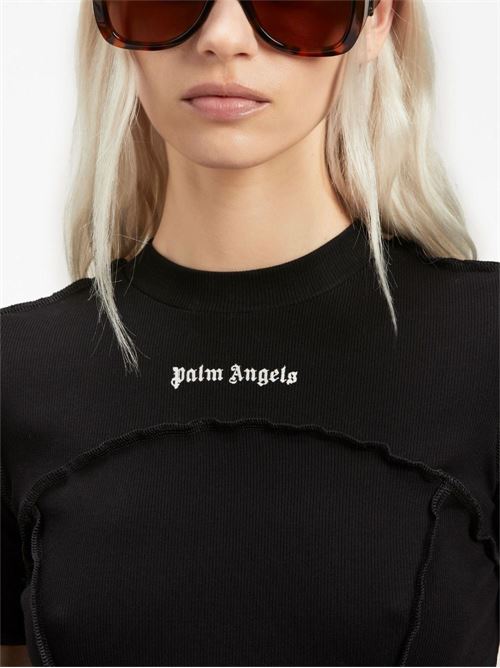 Dress with logo PALM ANGELS | PWDH002F23FAB0021003